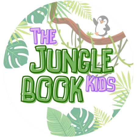 Logo for the jungle book kids